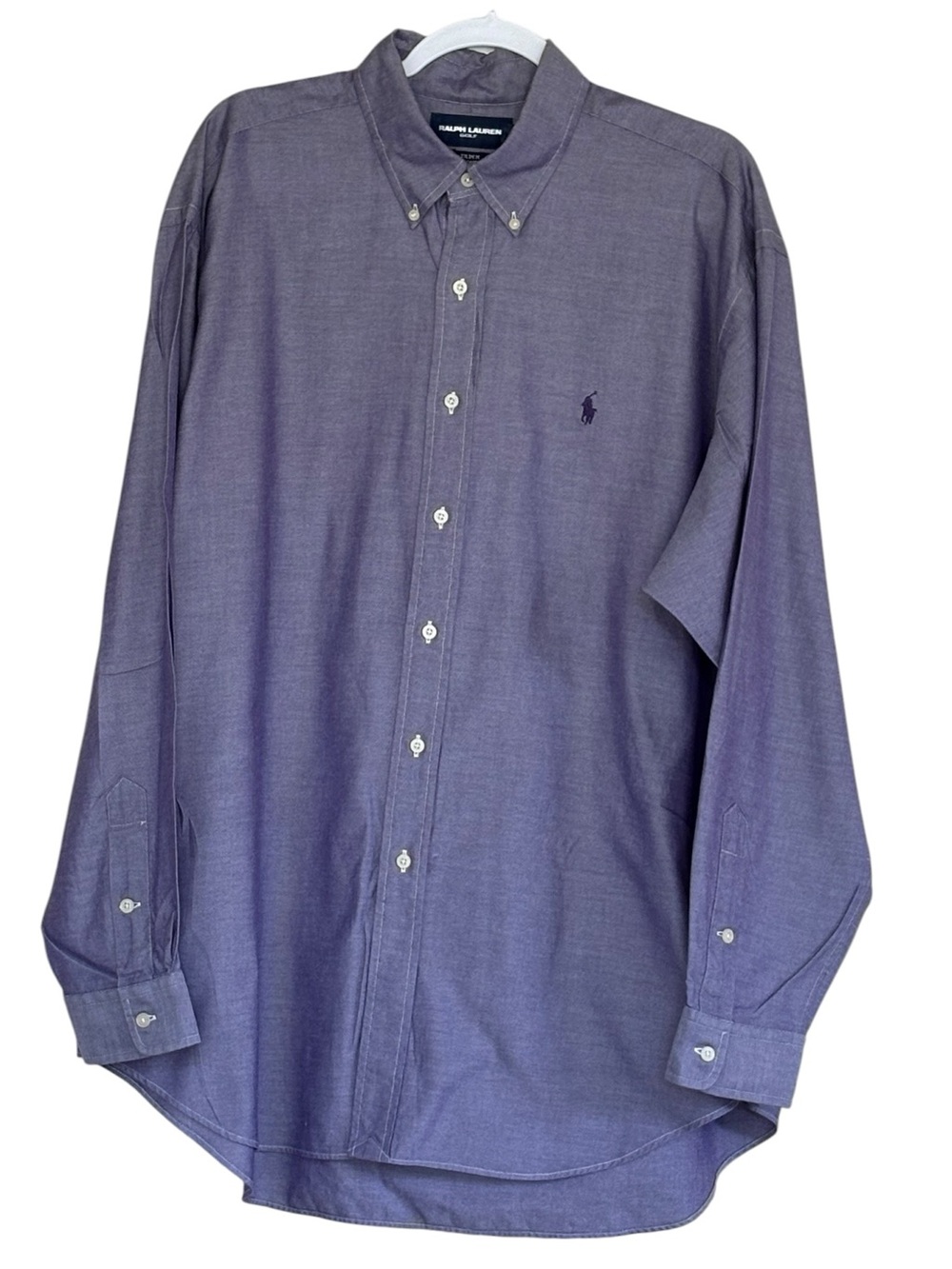 Ralph Lauren Golf Tilden Button Down Cotton Shirt Size XL